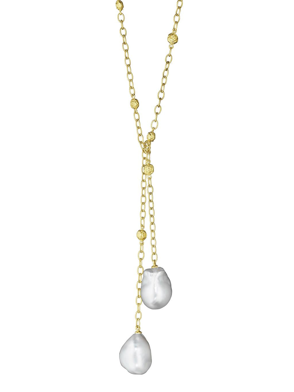 Penny Preville Rose Bud Pearl Lariat