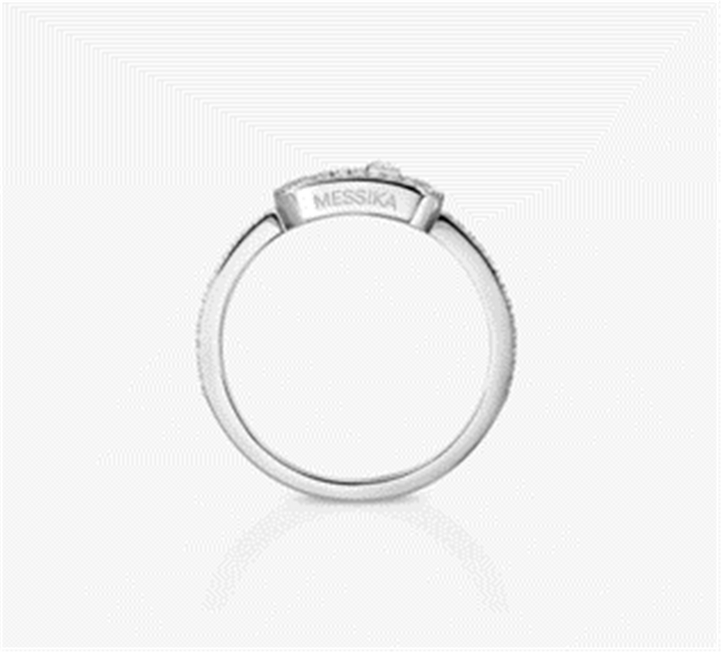 Messika Move Uno Pavé Diamond Ring in 18k White Gold
