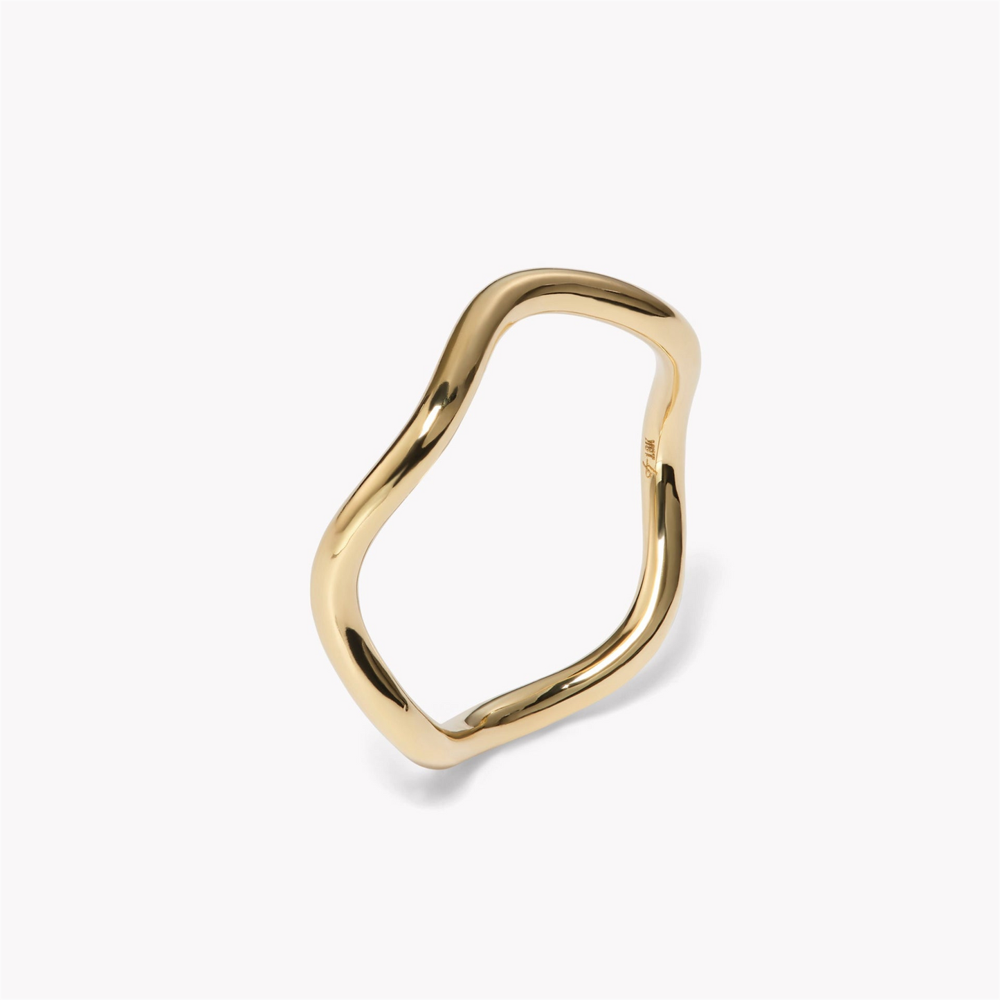 Jamie Turner Curve Stacking Ring in 18k Yellow Gold