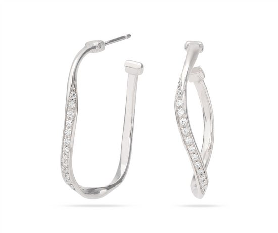 Marco Bicego Marrakech Twisted Diamond Earrings