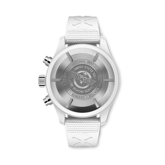 IWC Schaffhausen Pilot's Watch Chronograph Top Gun 44mm "Lake Tahoe" w/ Black Dial & Rubber Strap