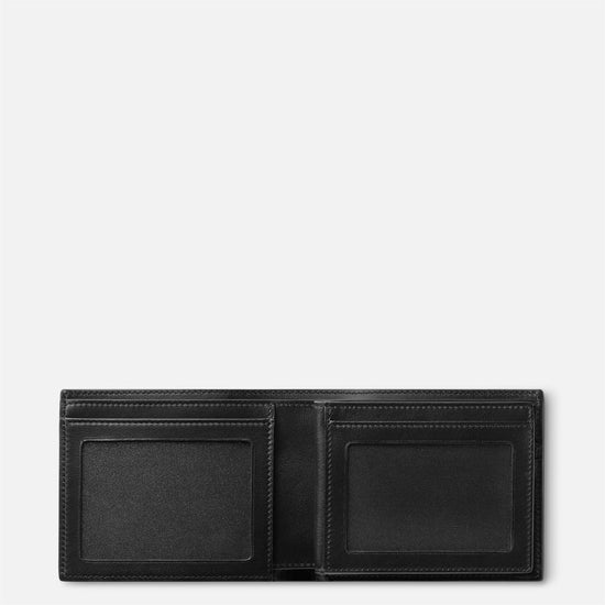 Montblanc 4810 Wallet 6cc with 2 View Pockets - Black