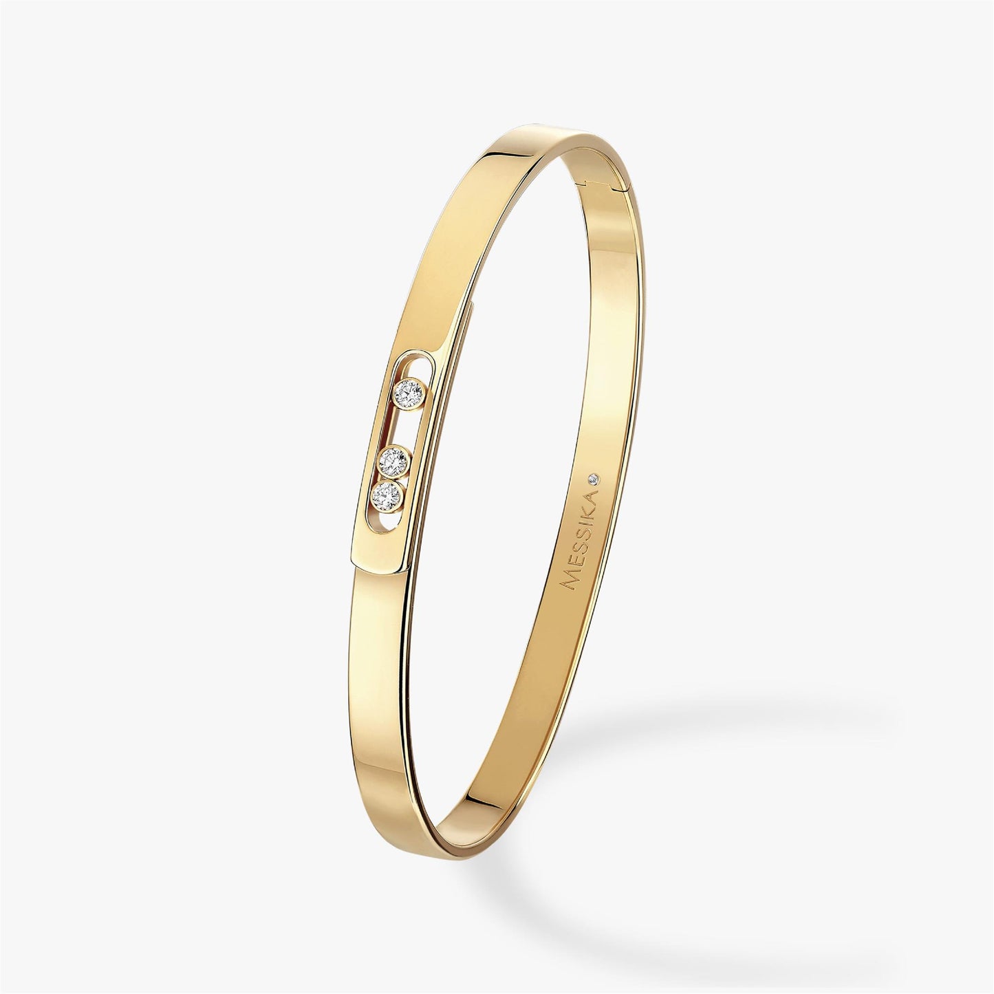 Messika Move Noa Bangle in 18k Gold & 0.11ct Diamonds