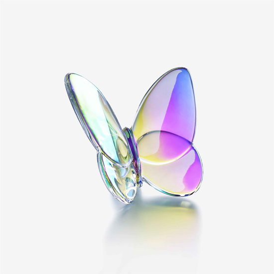 Baccarat Lucky Butterfly in Iridescent Crystal