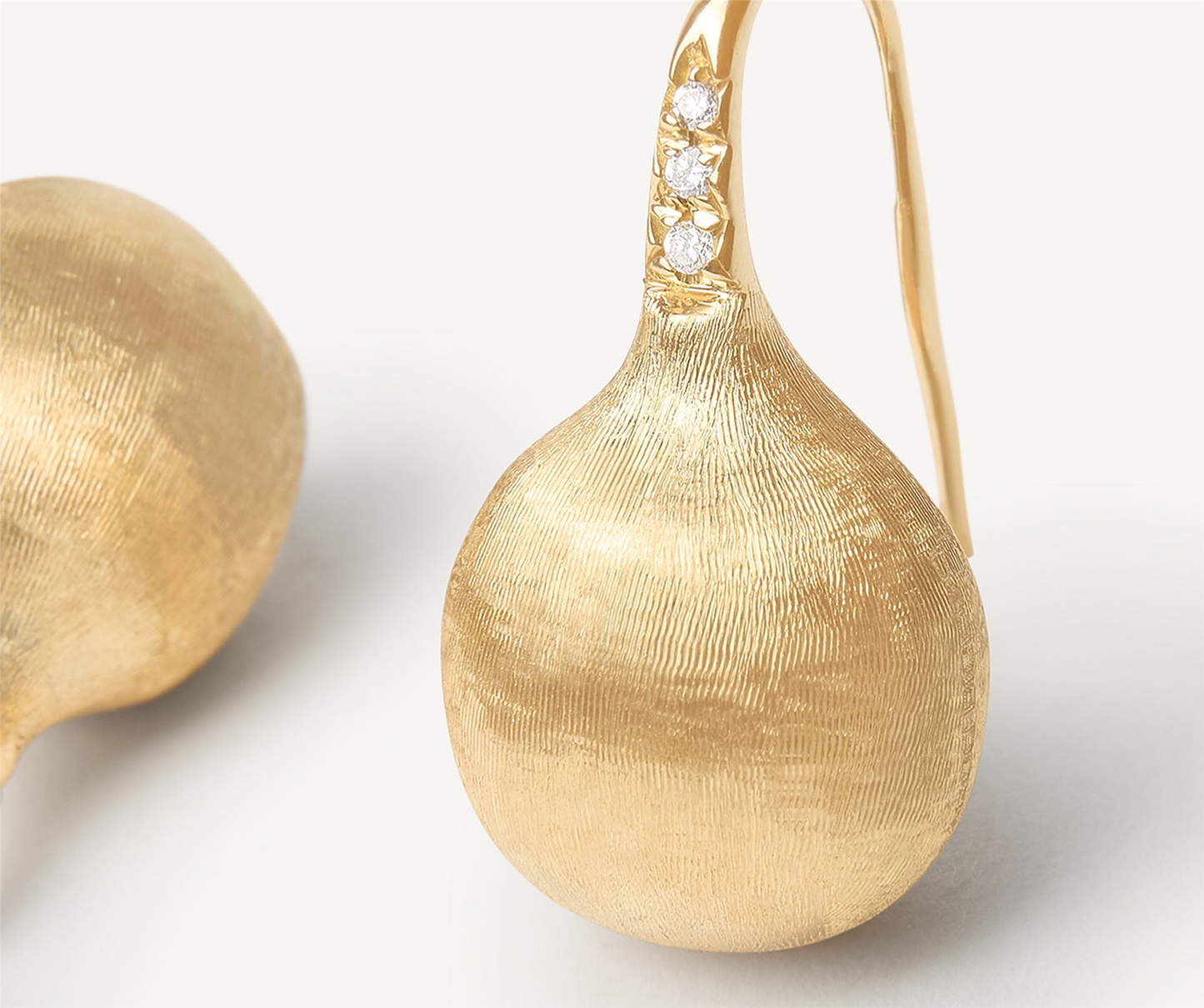 Marco Bicego Africa Drop Bead Diamond Earrings