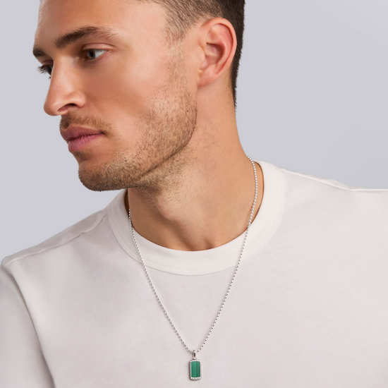 Lagos Malachite Tag Amulet