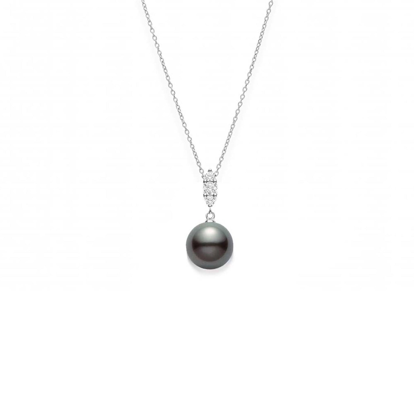 Mikimoto Morning Dew BSSP & Diamond Pendant