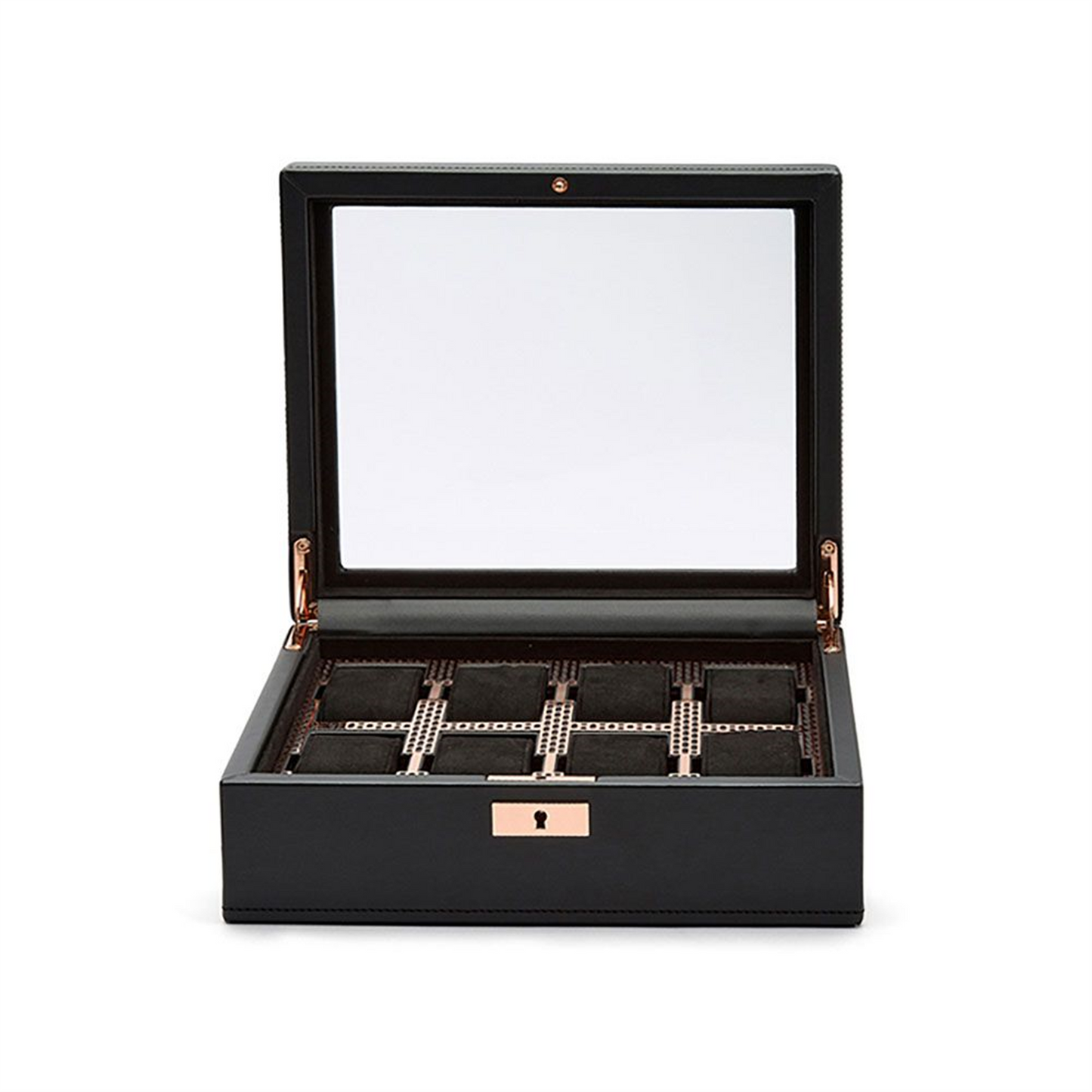 WOLF Vegan Leather & Copper Plated Axis 8 Piece Watch Box