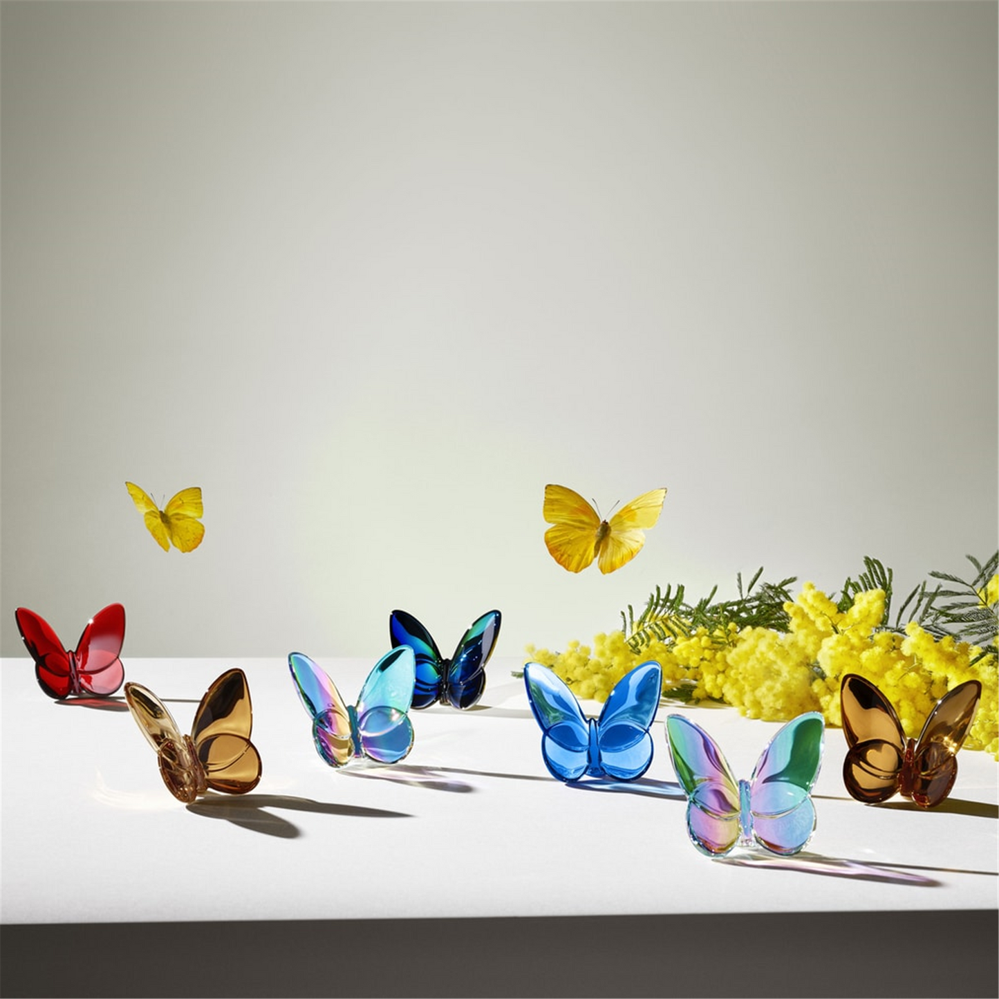 Baccarat Lucky Butterfly in Amber Crystal