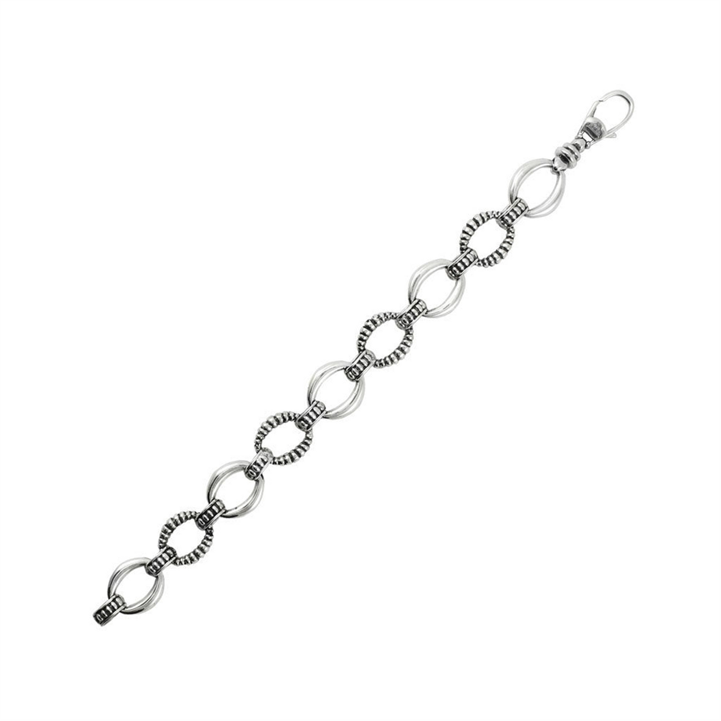Lagos Oval  Fluted Link Bracelet
