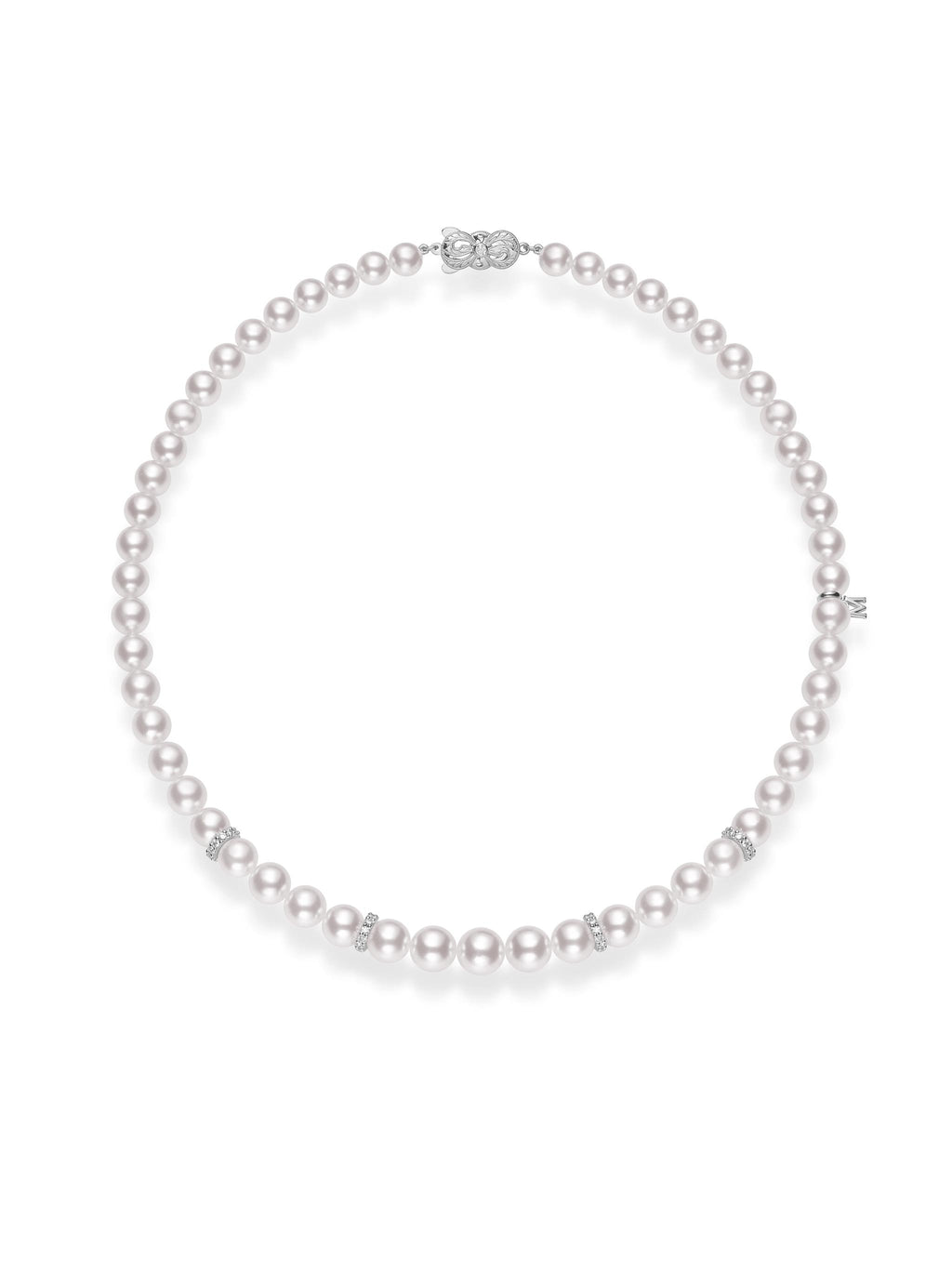 mika【MIKIMOTO】ダイヤ付 K18 約6.5-7.0mm 370 44a60c628fd0156181c28f686f671c