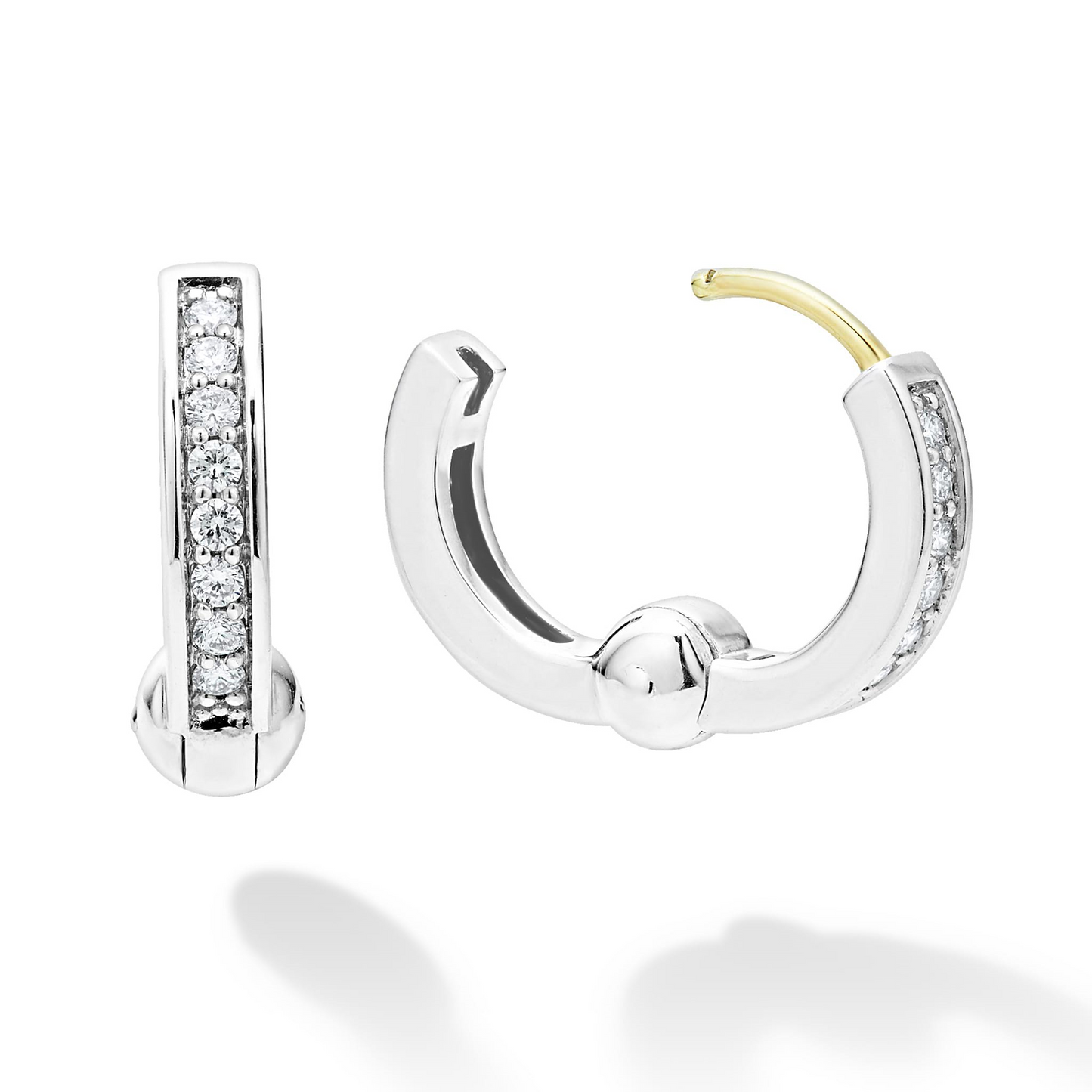 Lagos Diamond Huggie Earrings