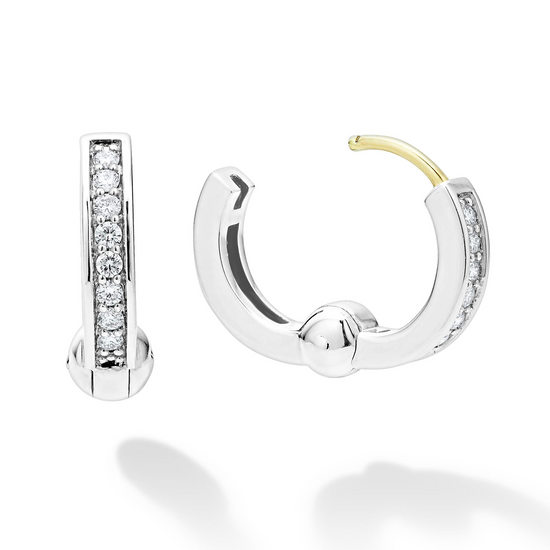 Lagos Diamond Huggie Earrings
