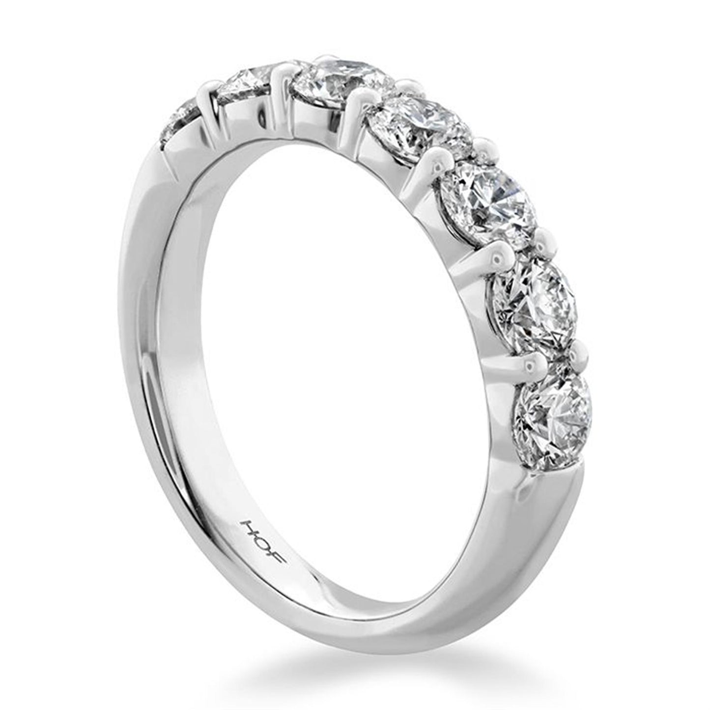 Hearts on Fire Signature 7-Stone 1.50ct Diamond Band in 18k White Gold