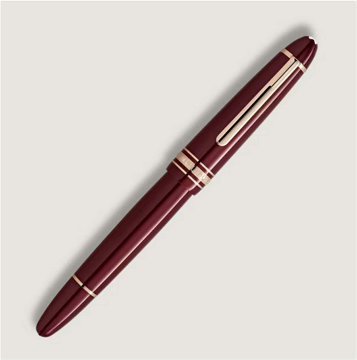 MontBlanc Meisterstück Burgundy Red LeGrand Fountain Pen