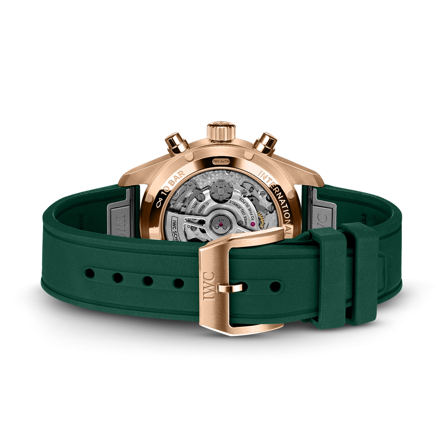 IWC Shaffhausen Pilot's Watch Chronograph 41 in Green & 18k Gold