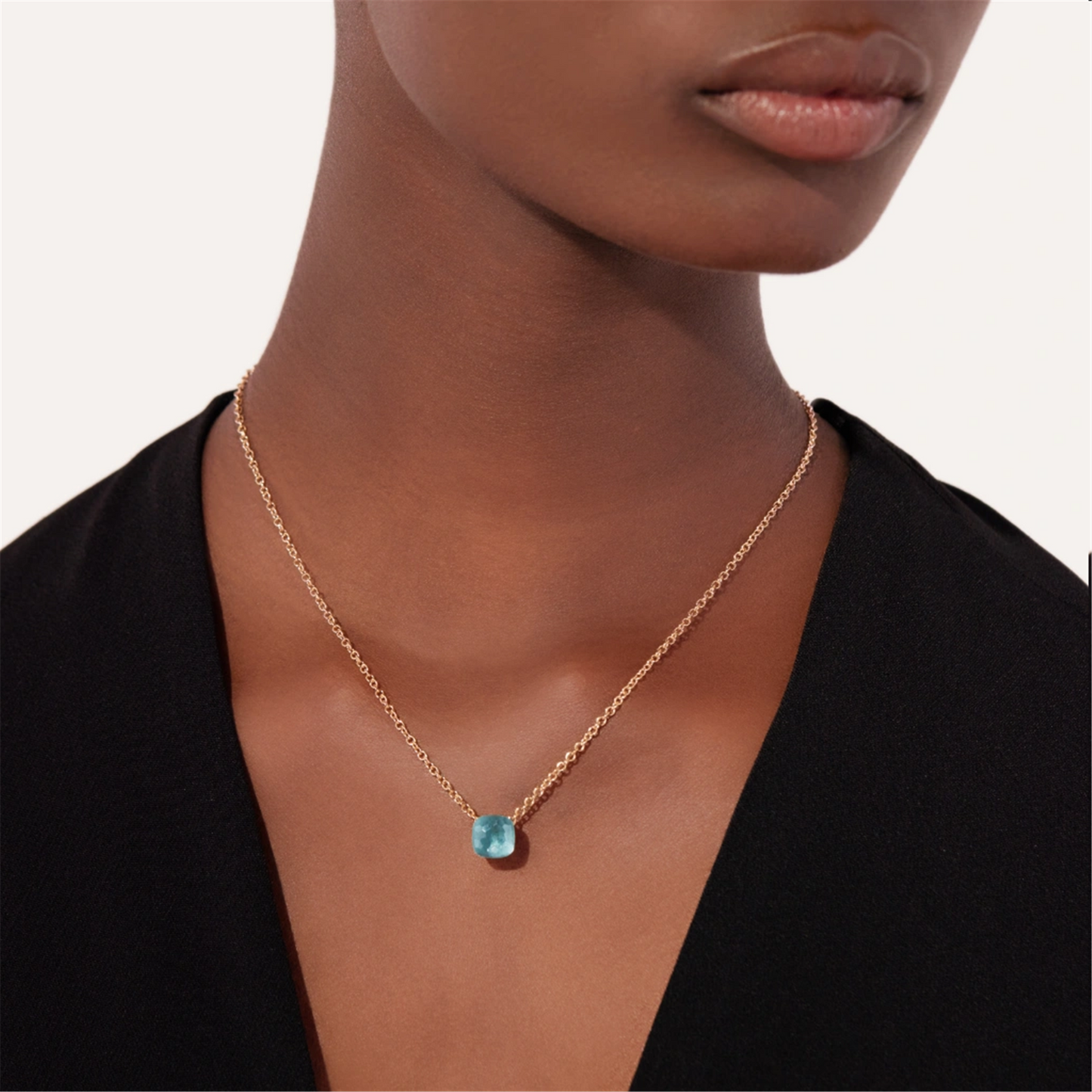 Pomellato Nudo Petit Necklace with Topaz  Pendant