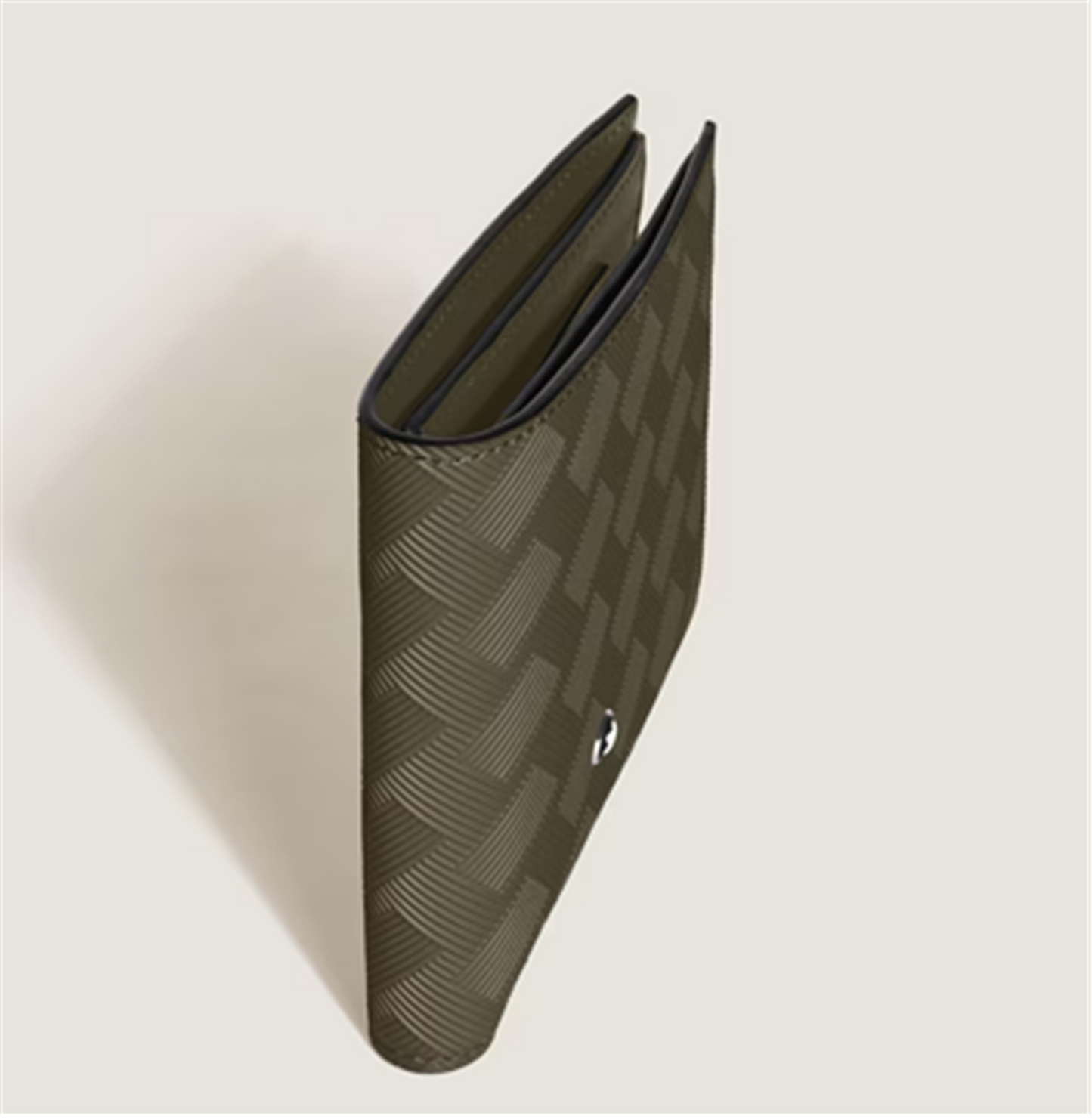 Montblanc 6cc Extreme Leather Wallet in Khaki