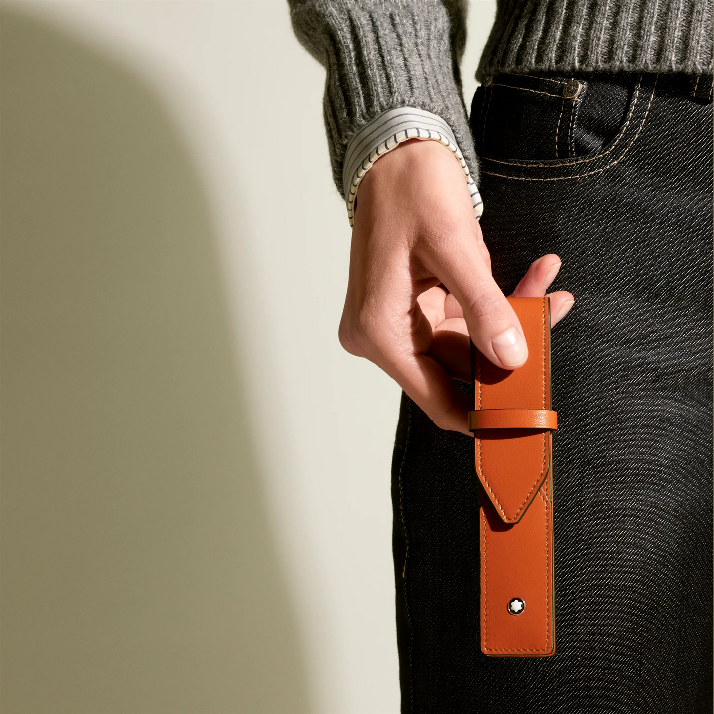 Montblanc Meisterstuck 1 Pen Pouch in Rust