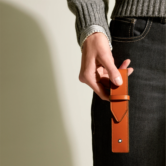 Montblanc Meisterstuck 1 Pen Pouch in Rust