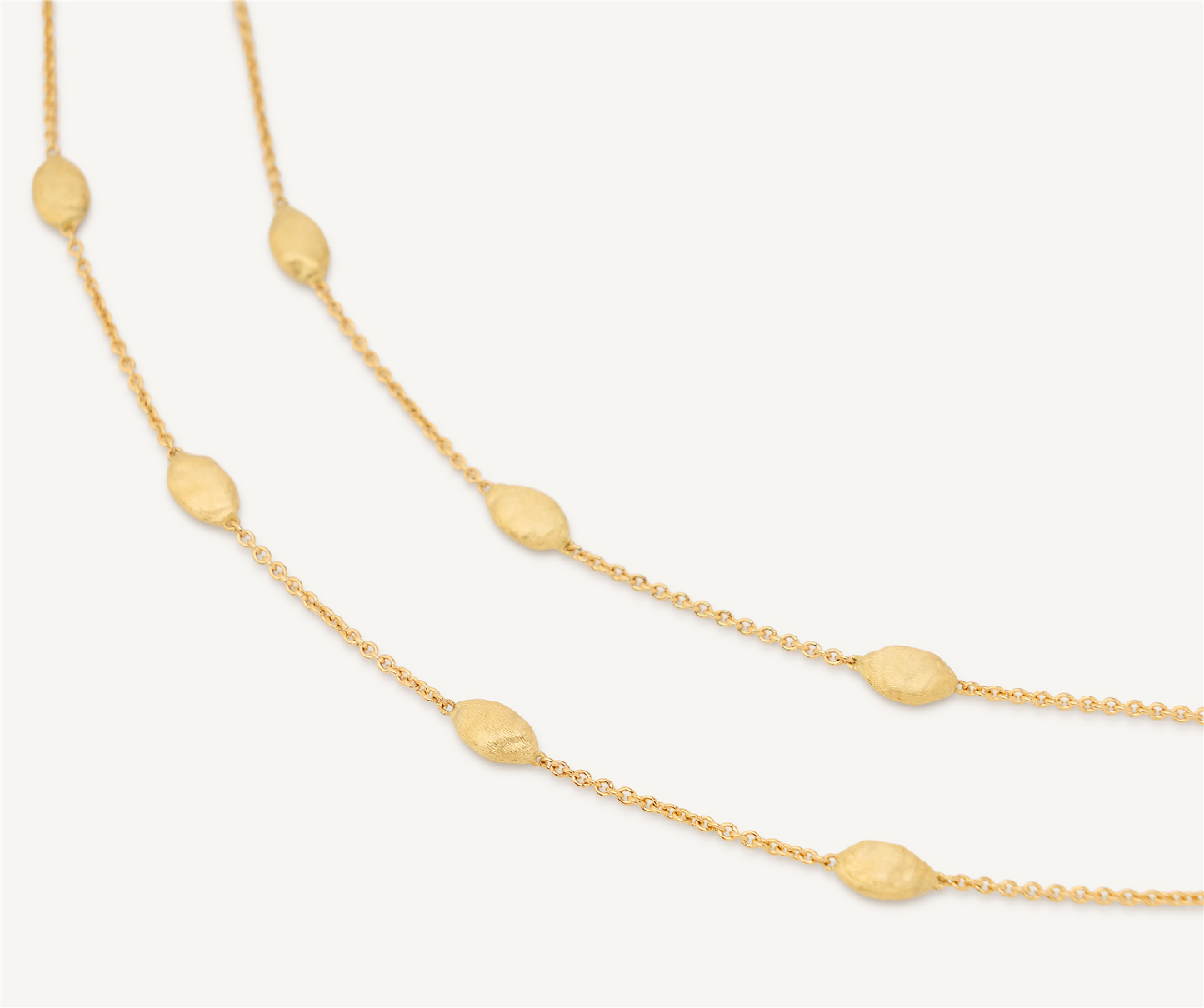 Marco Bicego Siviglia Small Bean Necklace in 18k Yellow Gold
