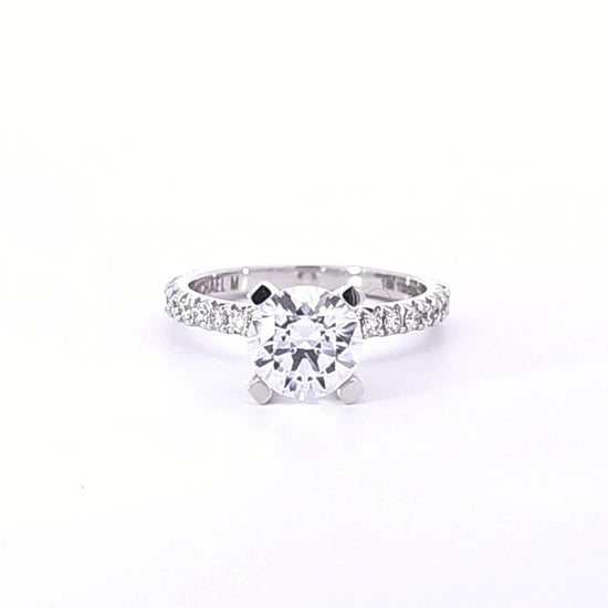Diamond Prong Semi-Mount Engagement Ring