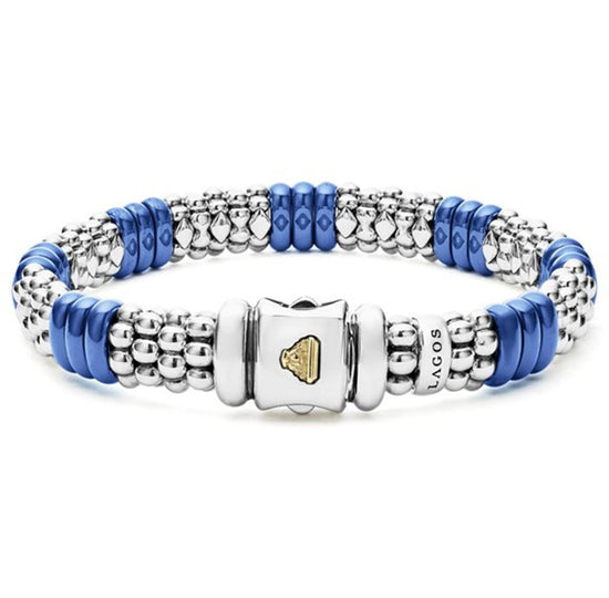 Lagos Ultramarine Ceramic Caviar Beaded Bracelet