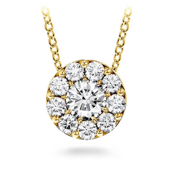 Hearts on Fire 1/4ct Gold Fulfillment Cluster Necklace