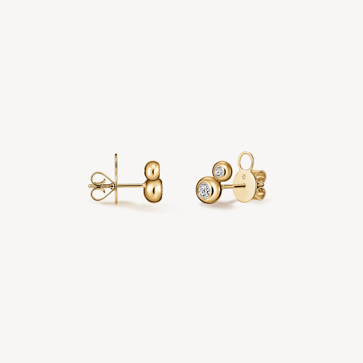 Hearts On Fire Dream Drop Earrings, Small  in 18k Yellow Gold