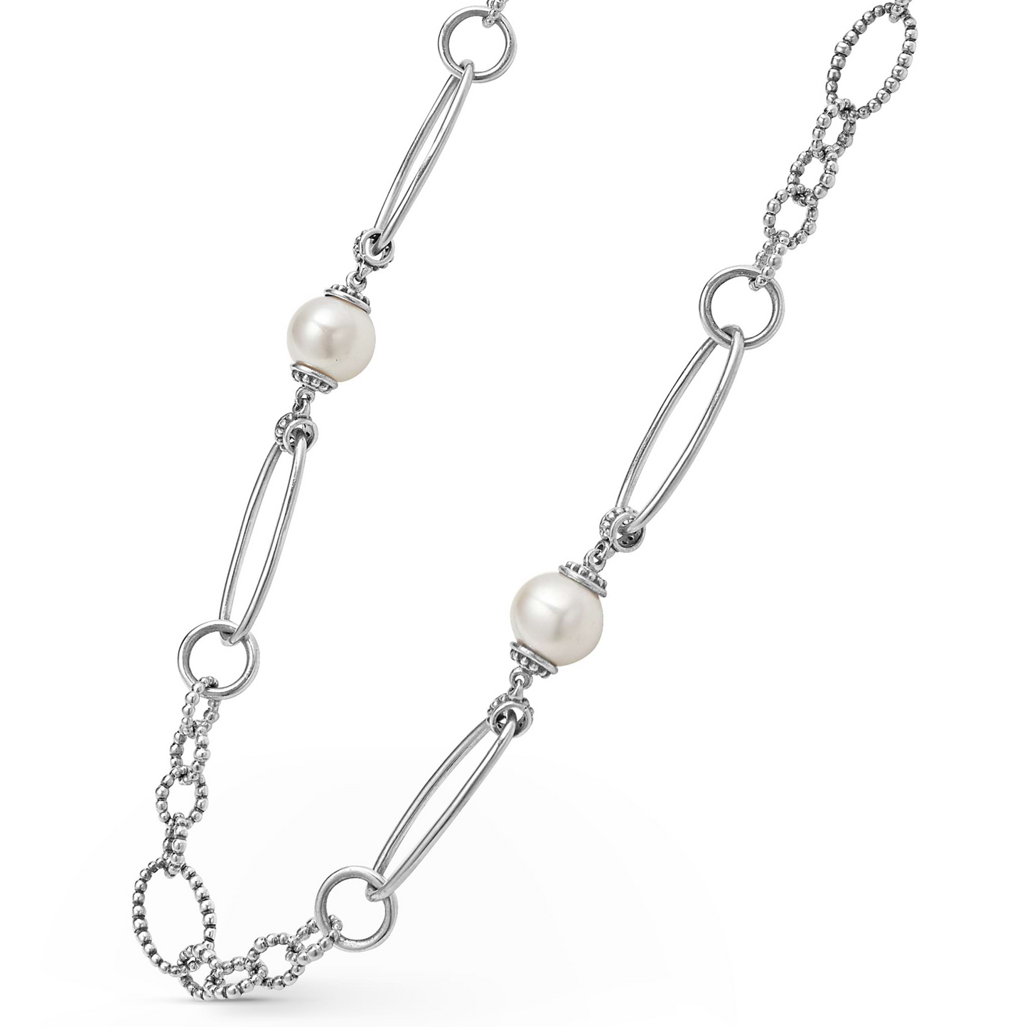 Lagos Pearl Link Necklace