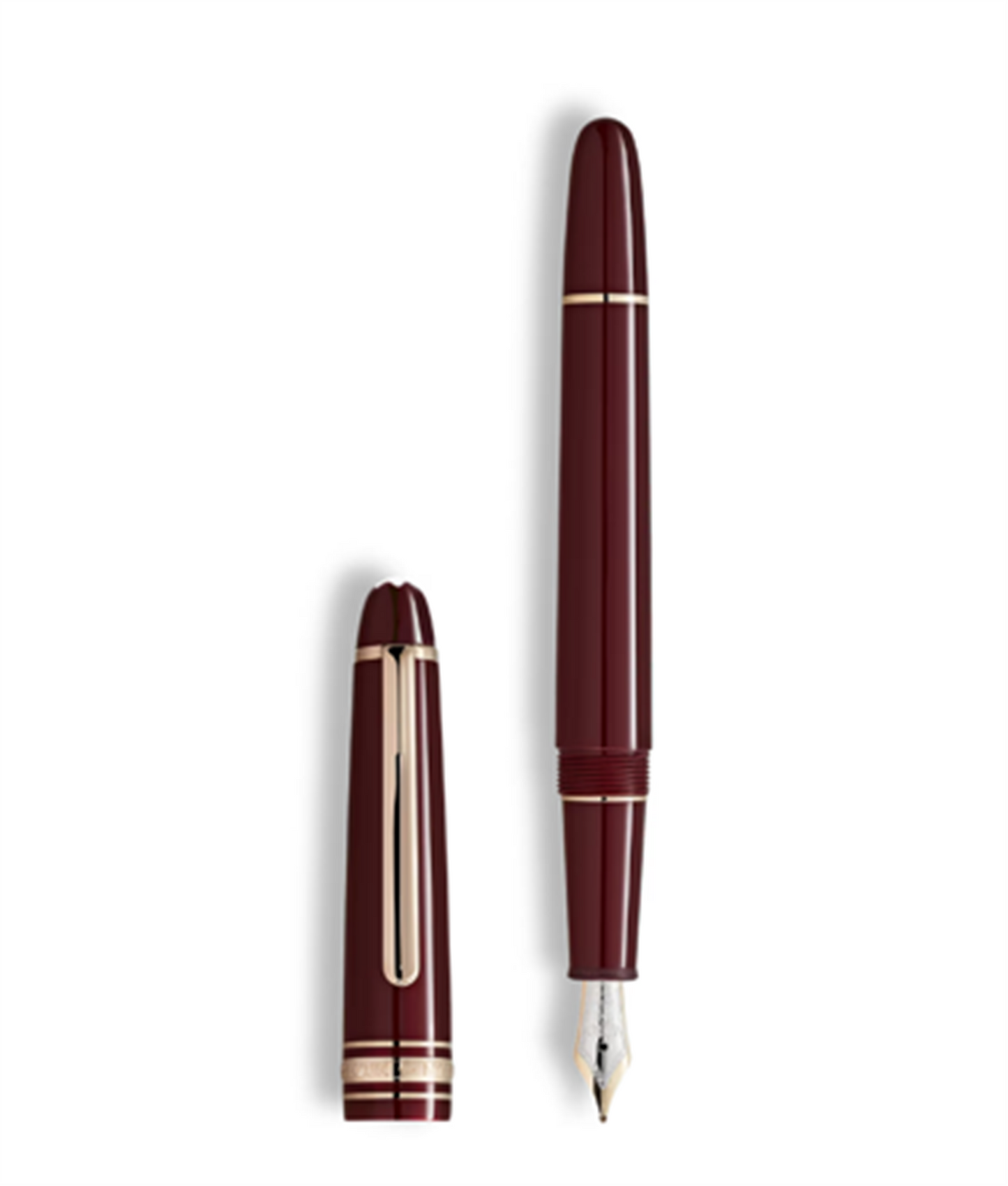MontBlanc Meisterstück Burgundy Red Classique Fountain Pen - M