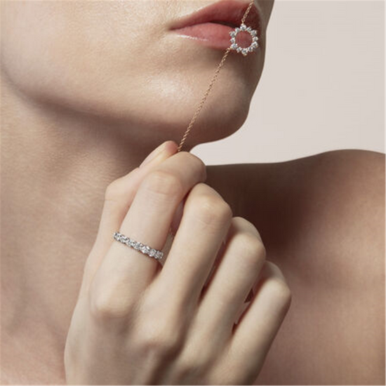 Hearts on Fire Aerial Eclipse Pendant in 18k White Gold