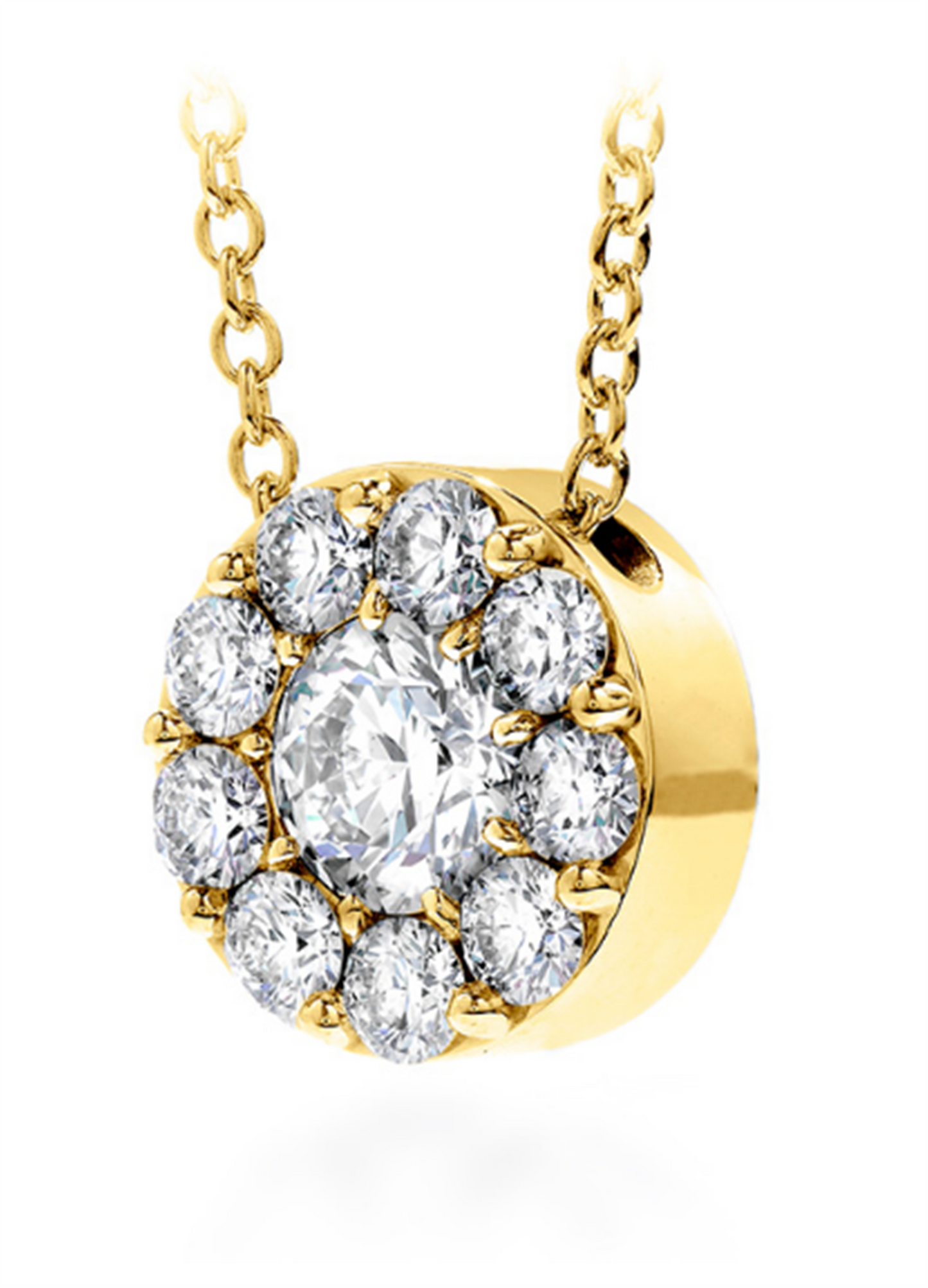 Hearts on Fire 1ct Yellow Gold Fulfillment Pendant