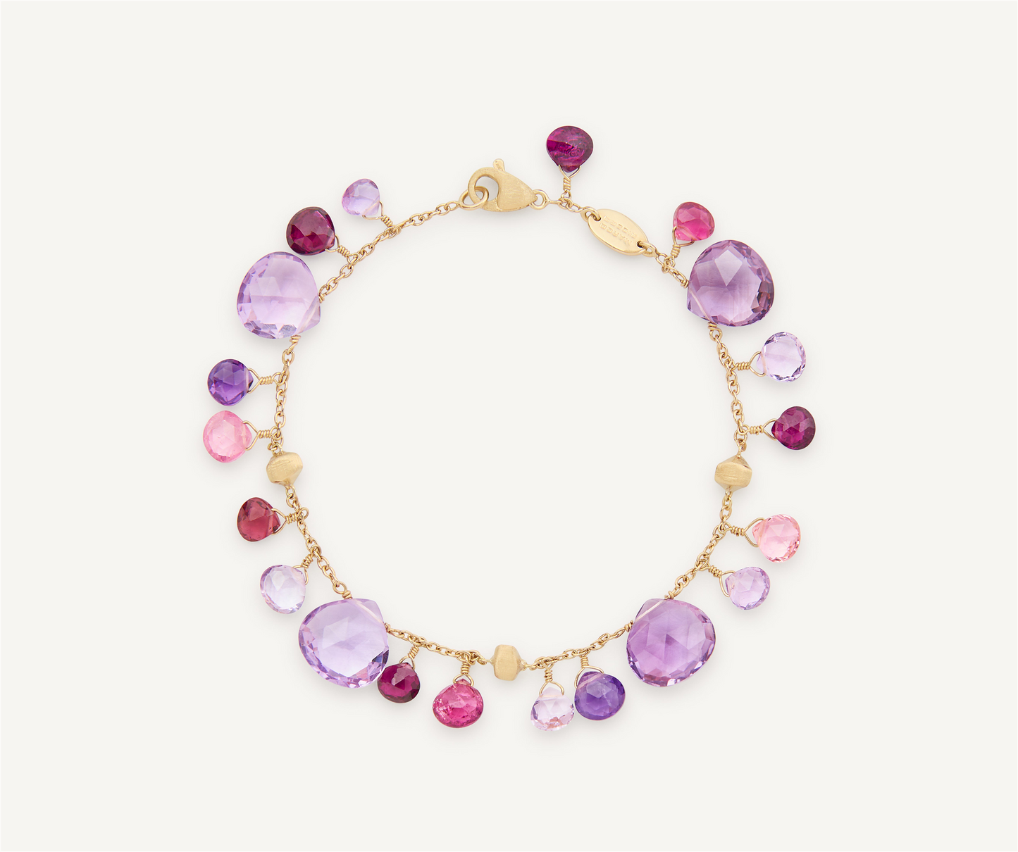 Marco Bicego Paradise Amethyst & Pink Tourmaline Bracelet