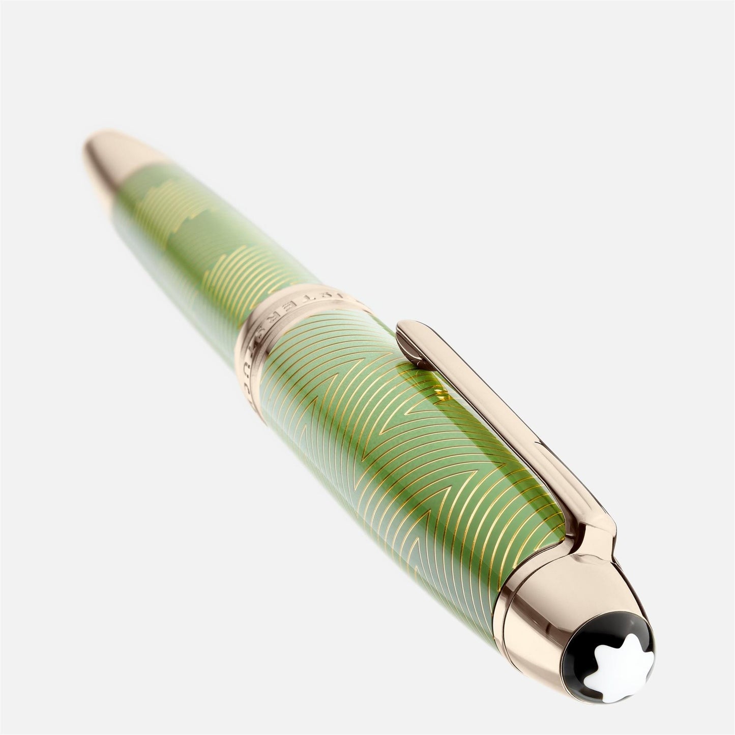 Montblanc Meisterstück Calligraphy Solitaire Celadon Dégradé Fountain Pen