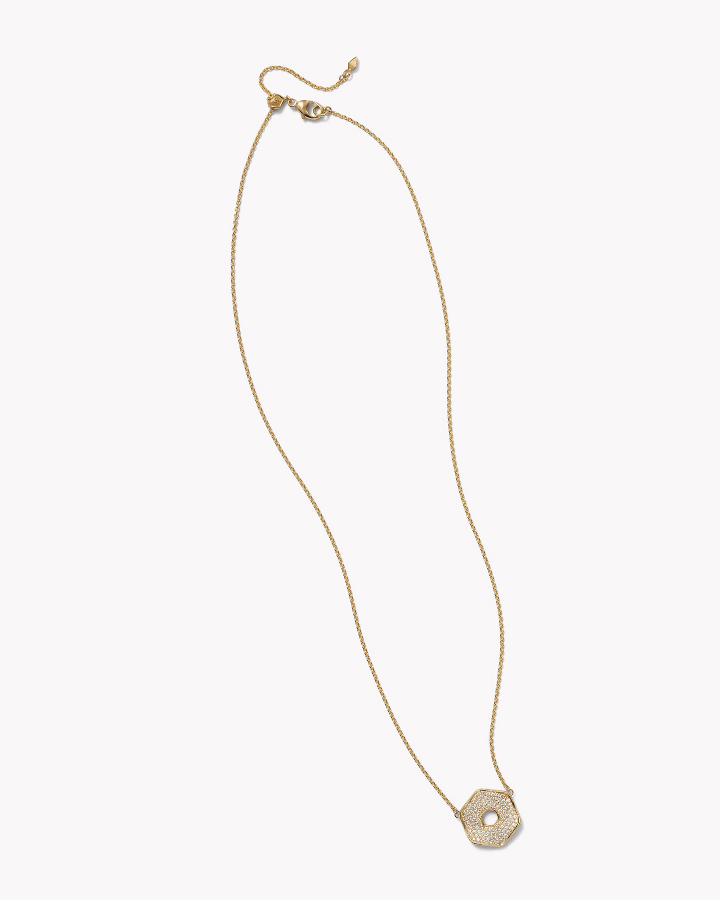 Jamie Turner Eclipse Diamond Necklace in 18k Yellow Gold