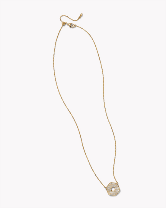 Jamie Turner Eclipse Diamond Necklace in 18k Yellow Gold