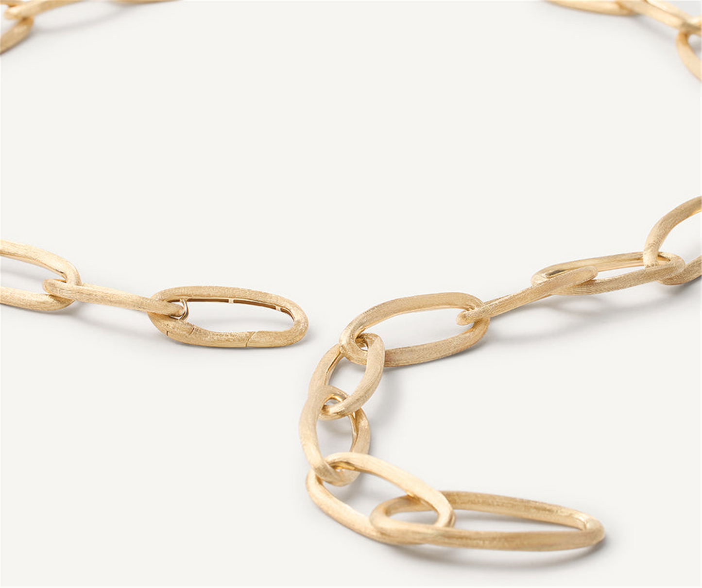 Marco Biceo Jaipur  Gold Oval Link Convertible Lariat Necklace