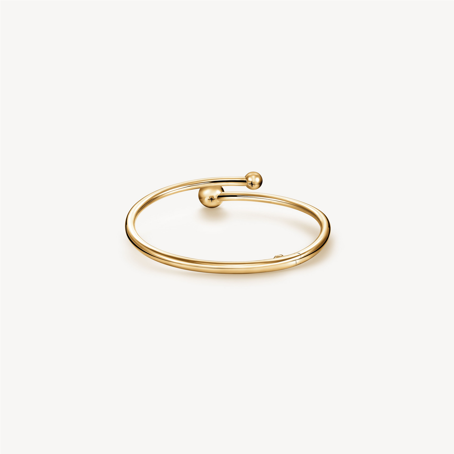 Hearts On Fire Dream Bypass Pave Bangle in 18k Yellow Gold