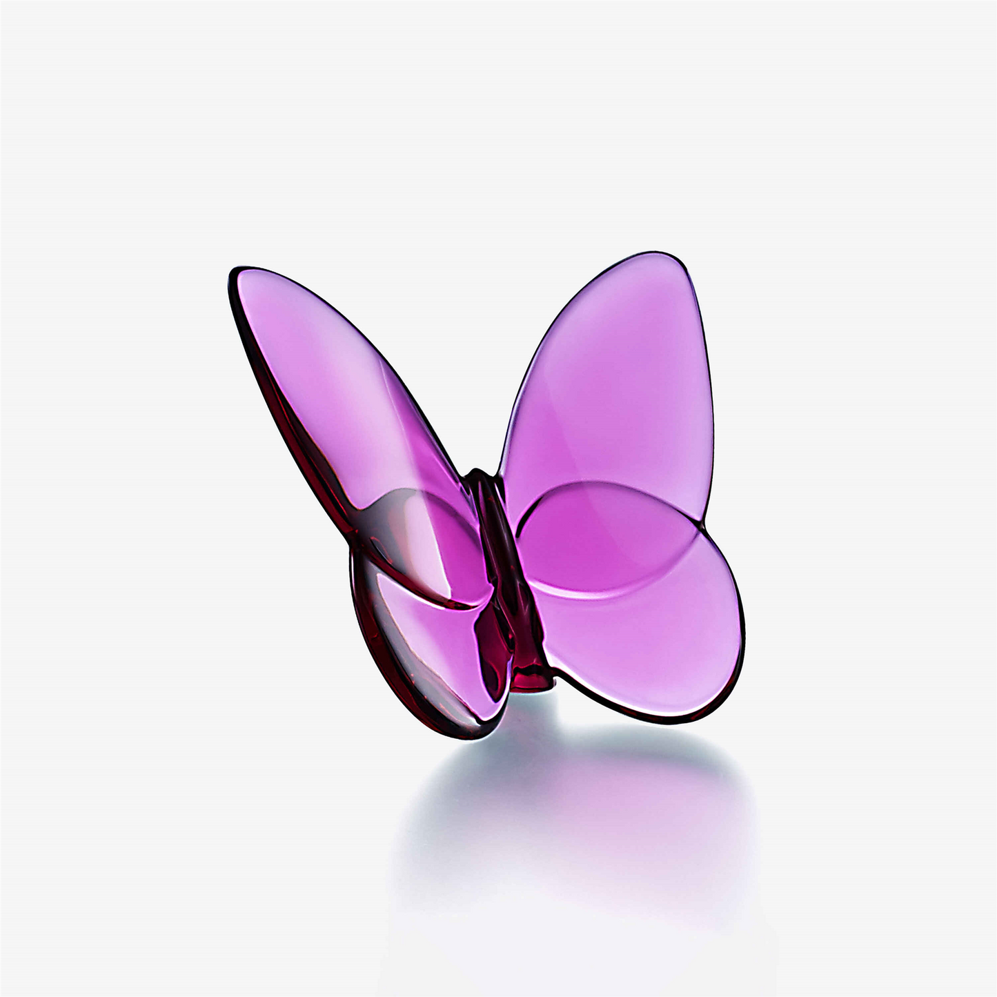 Baccarat Lucky Butterfly in Peony Crystal