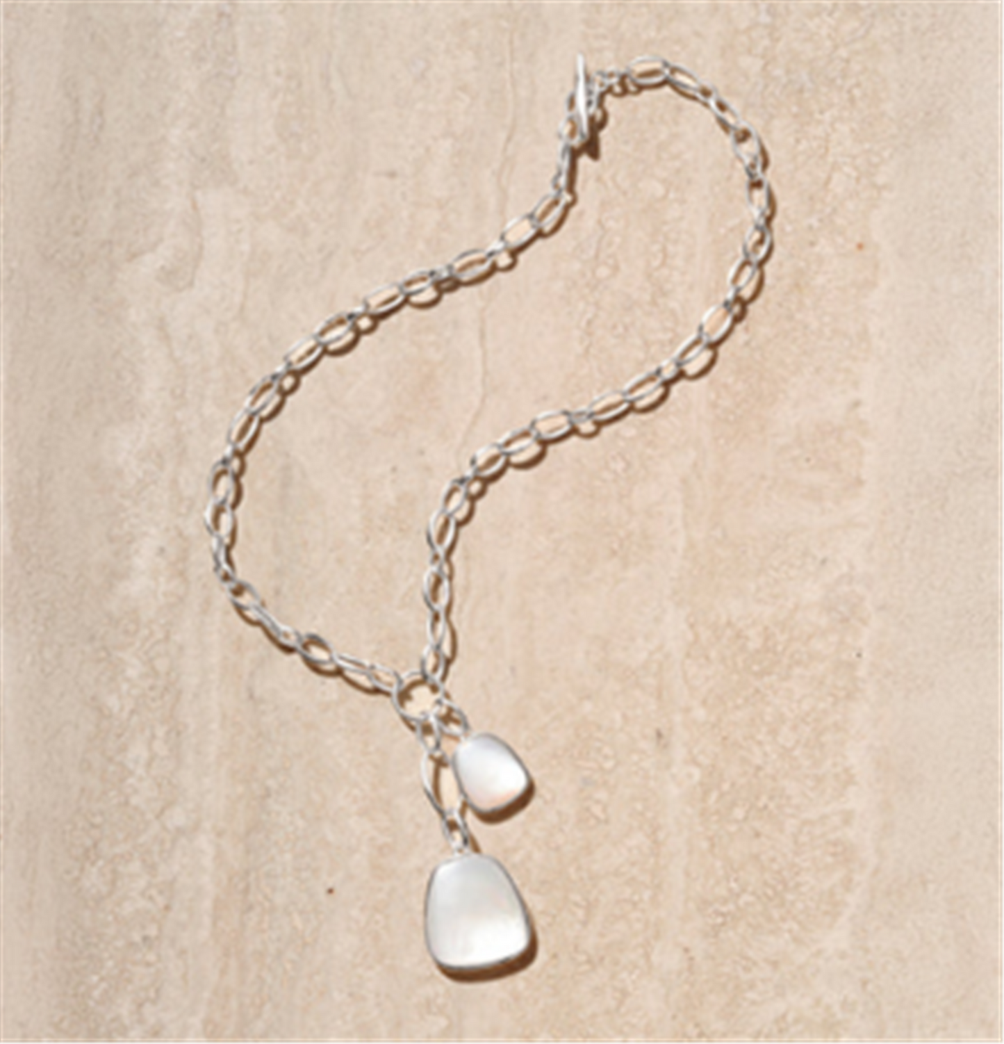 Ippolita Polished Rock Candy Keystone Pendants on Scultura Rock Crystal & MOP Doublet Chain