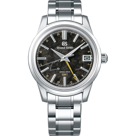Black Grand Seiko Elegance GMT Watch