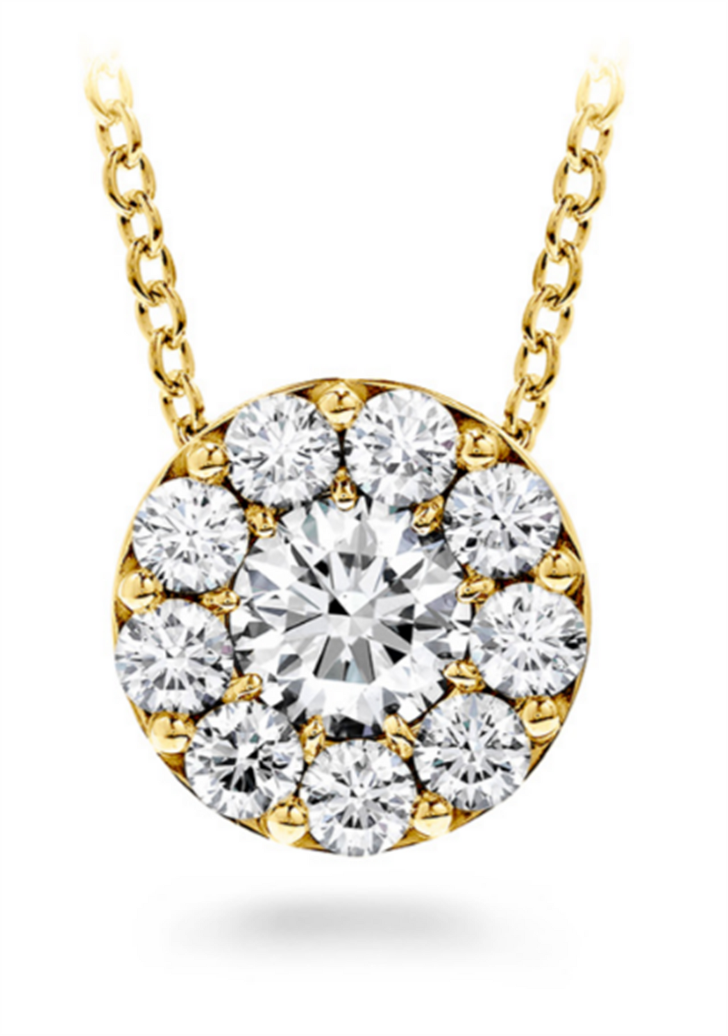 Hearts on Fire 1ct Yellow Gold Fulfillment Pendant