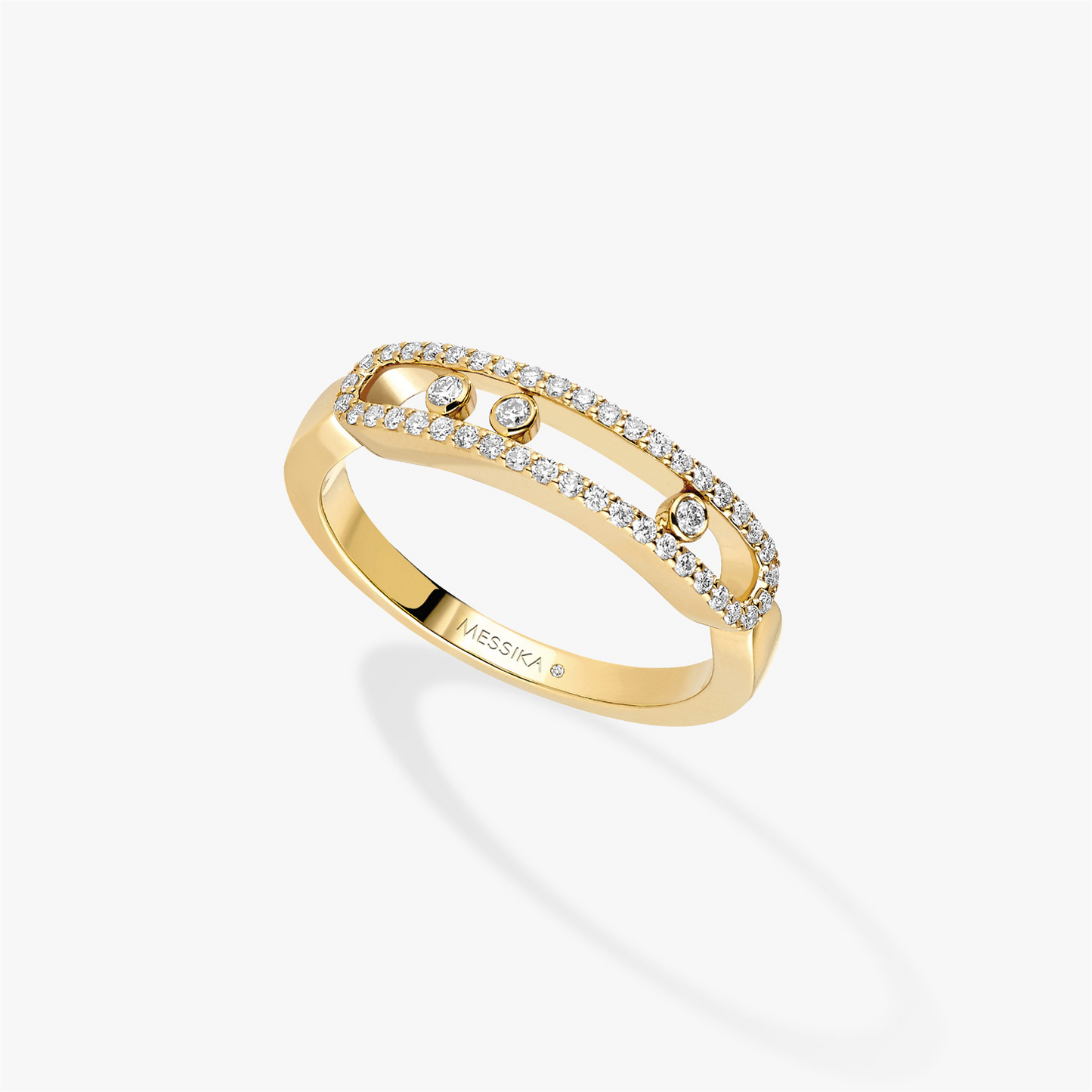 Messika Baby Move Pavé Ring in 18k Gold & 1/4ct Diamonds