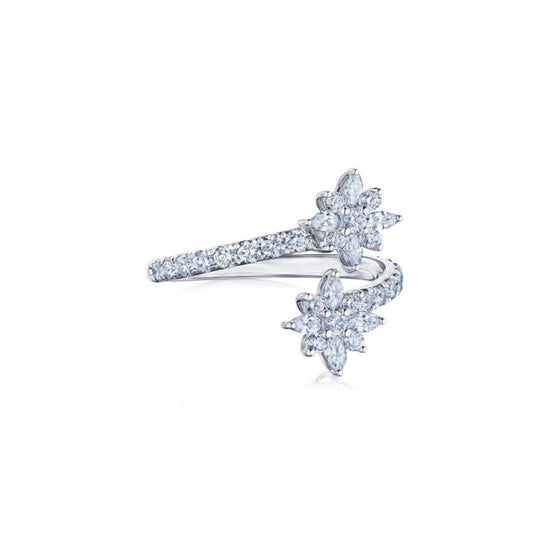 Kwiat Star Bypass Diamond Ring  in 18k White Gold & 0.81ct Diamonds
