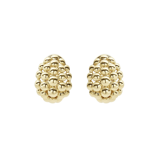 Lagos Small 18k Gold Omega Clip Earrings