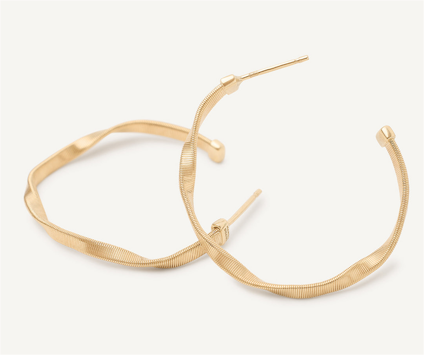 Marco Bicego Twisted Gold Hoop Earrings