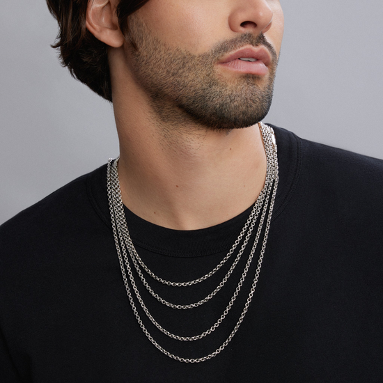 Lagos Double Link Chain Necklace in 20"