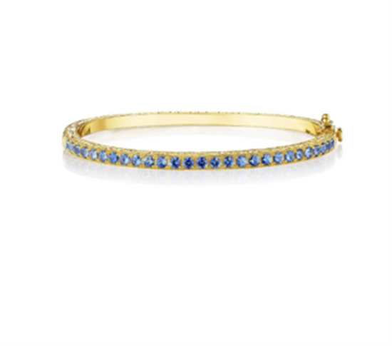 Penny Preville Blue Sapphire Bangle Bracelet