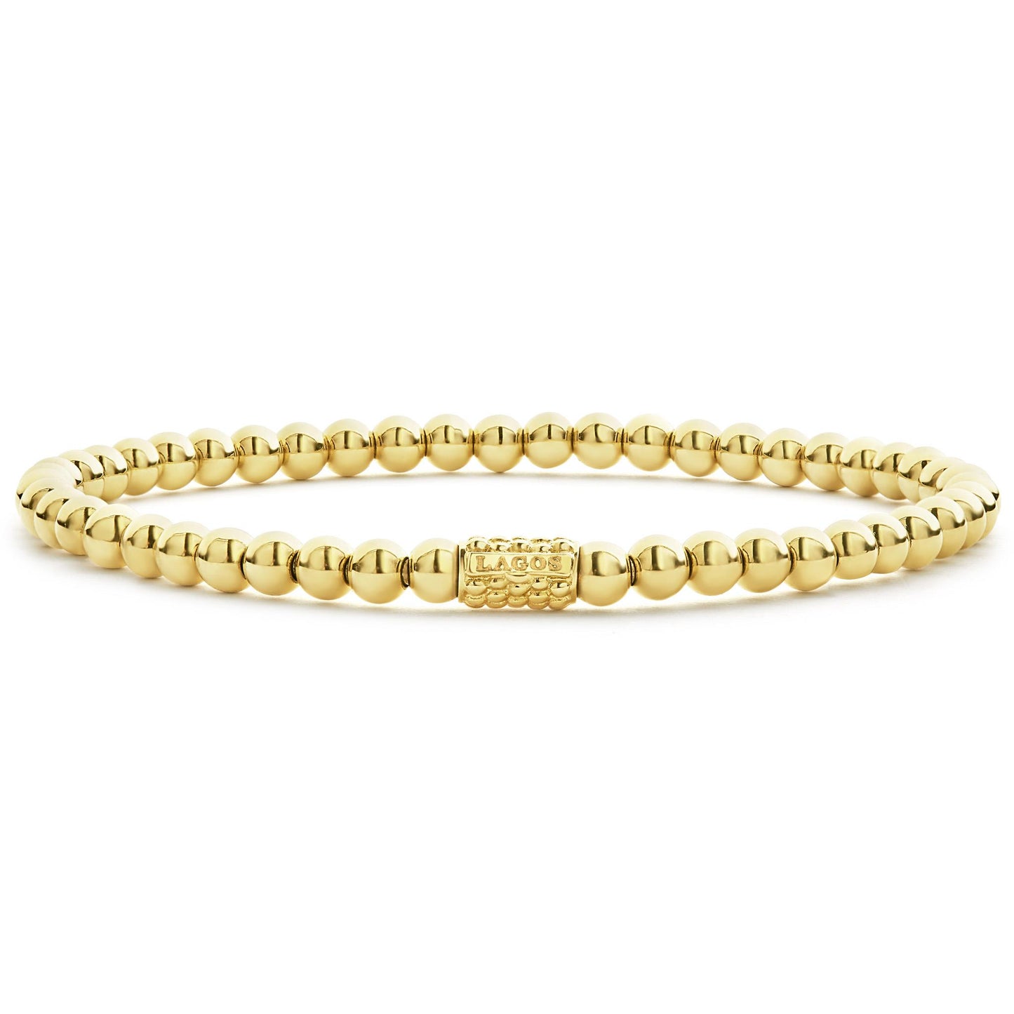 Lagos 18k Gold Bead Bracelet